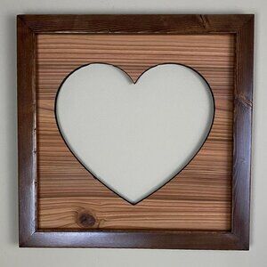 Rustic Heart in Negative Space | Modern Rustic
